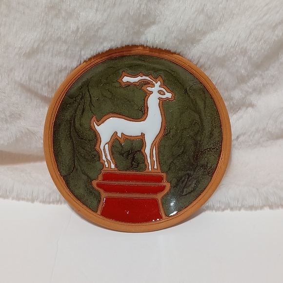 Handmade in Greece Miniature Set of 5 Pottery Plates by BONIS - Picture 8 of 10